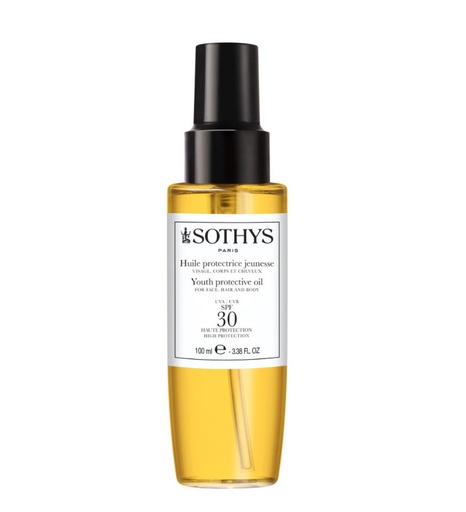 [2055-2757] Solar Jeunesse. Aceite protector SPF30 para rostro, cuerpo y cabello - Sothys