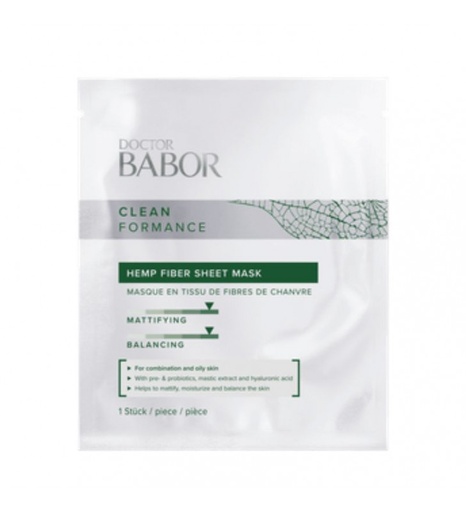[3351-4268] Cleanformance. Hemp Fiber sheet Mask - DOCTOR BABOR