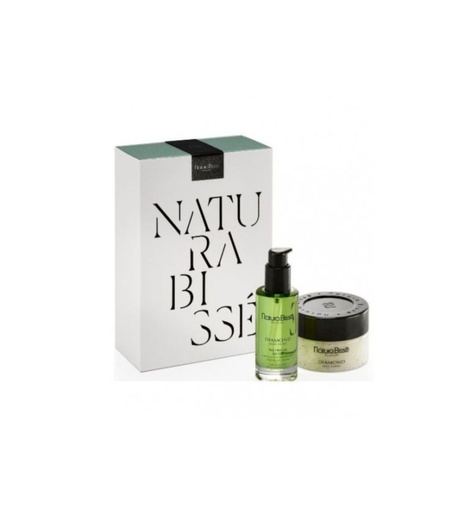 [590-706] Holiday Glow. Diamond Well Living Dry oil Detox + Body Scrub - Natura Bissé